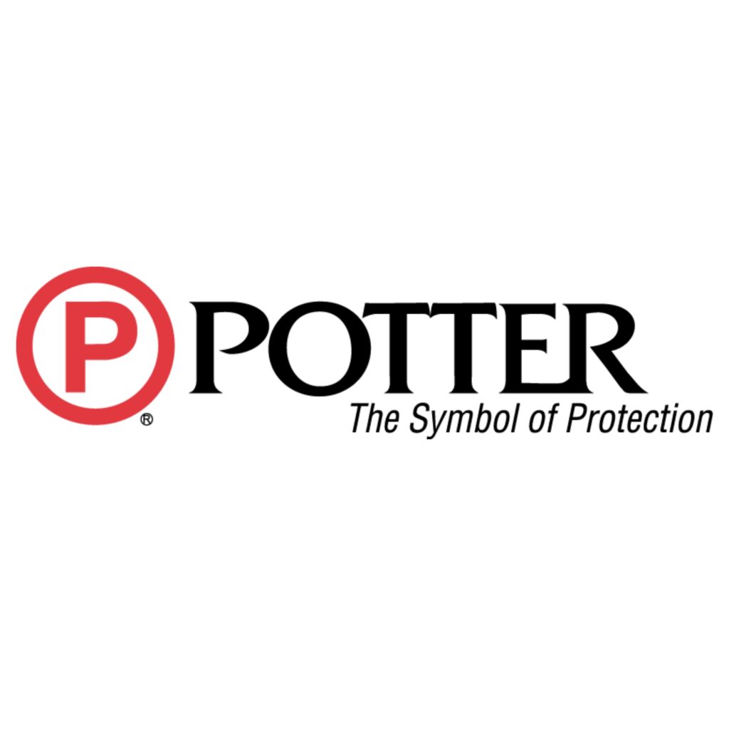 Potter fire alarm and sprinkler monitoring systems logo